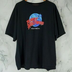 Vintage Planet Hollywood Montreal T-Shirt Size: XXL Mens LOGO Vtg